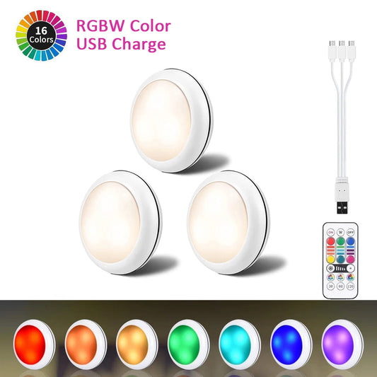 Rechargeable RGBW LED Cabinet Light