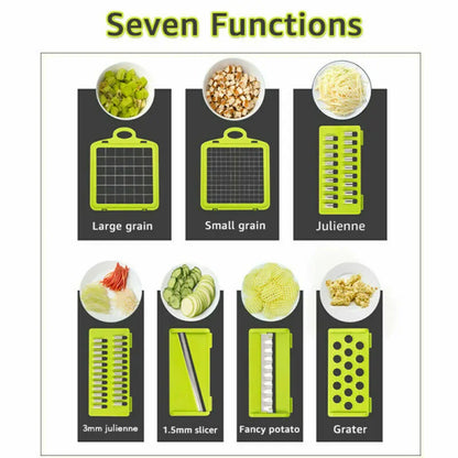 7 in 1 multifunctionele groentesnijder Voedselsnijder Dicer