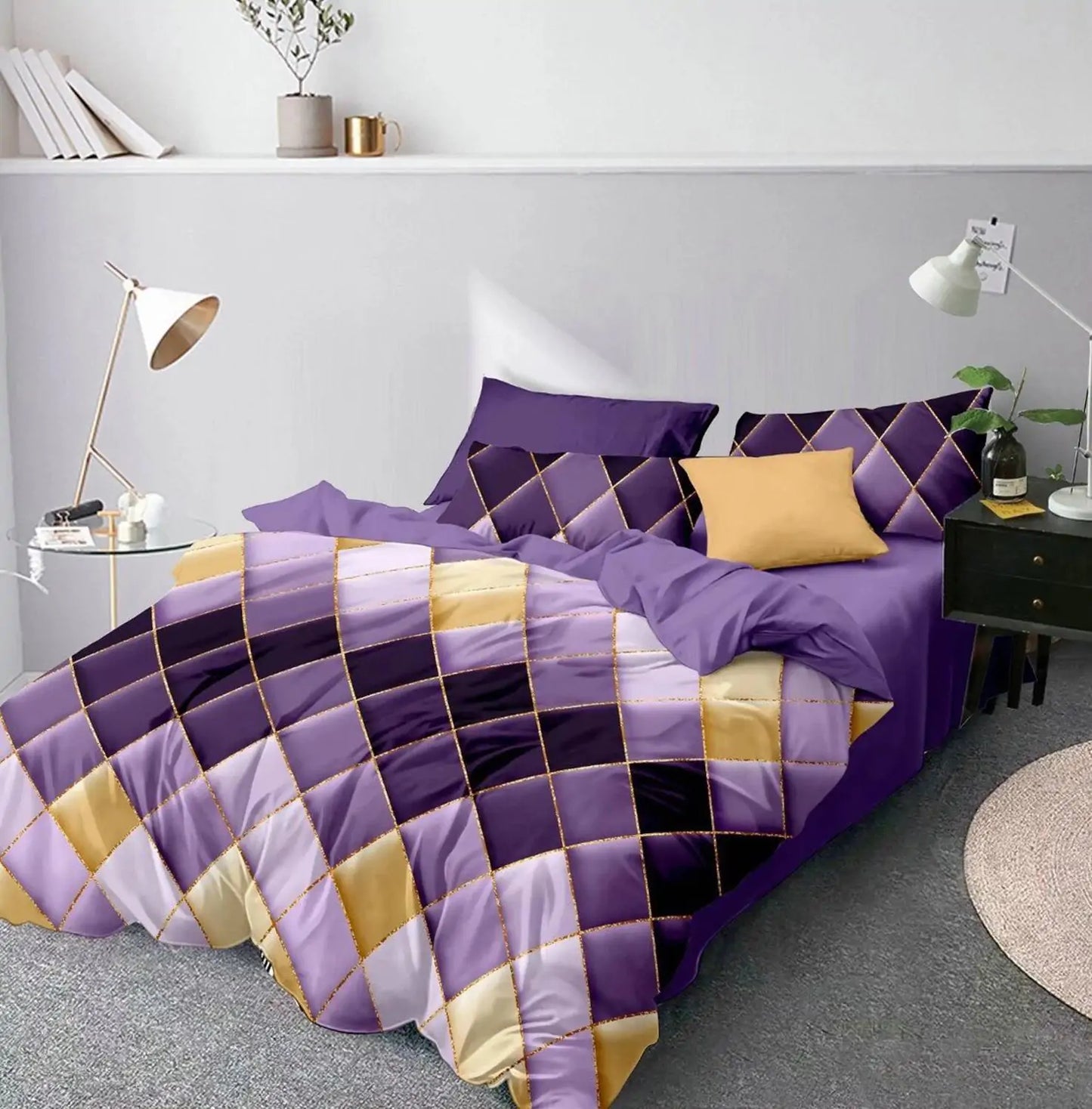 Geometry Comforter Bedding Set