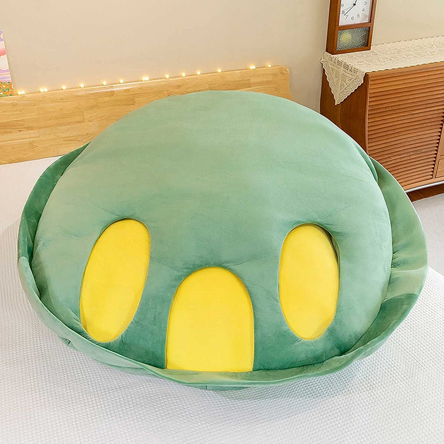 Almohadas de caparazón de tortuga usables - Verde