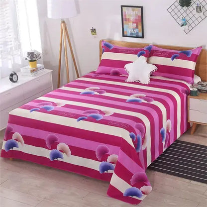 Cotton Bed Sheets Cover and Pillowcases