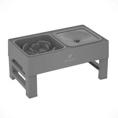 Adjustable Food and Water Bowl for dog and cat