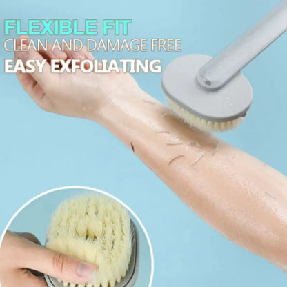 Long Handle Liquid Bath Brush Bathroom Body Brushes Back Body Bath Shower