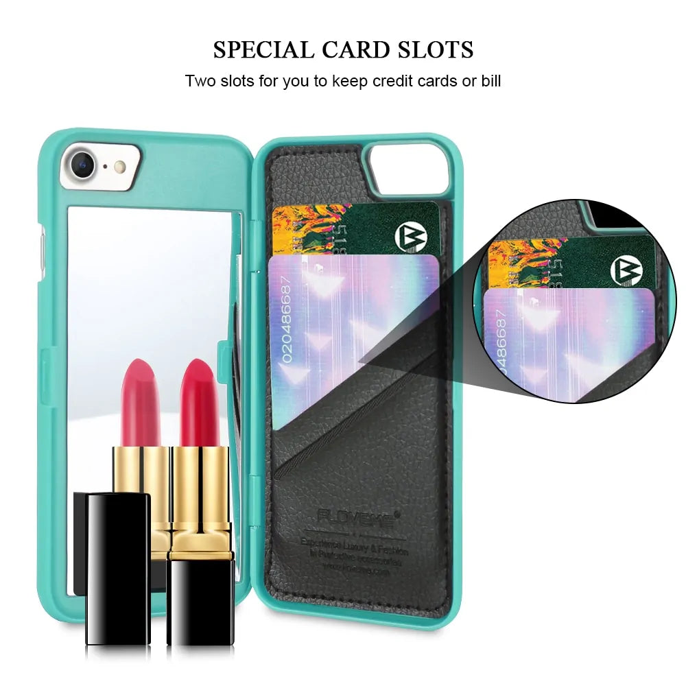 Phone Style Mirror & Card Case