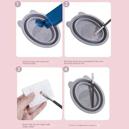 Silicone Brush Cleaning Bowl