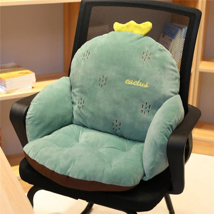 One-piece Chair Cushion-Office/Home Seat Support & Backrest