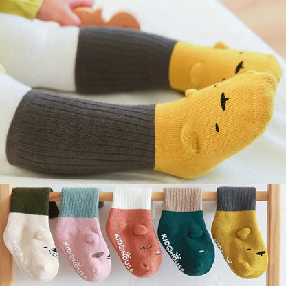 Cozy Terry Baby Floor Socks