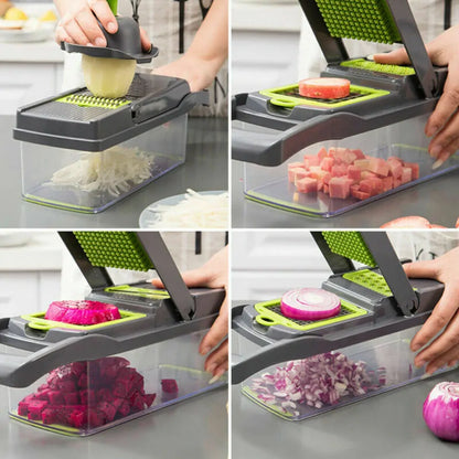 7 in 1  Multifunction Vegetable Cutter Food Slicer Dicer