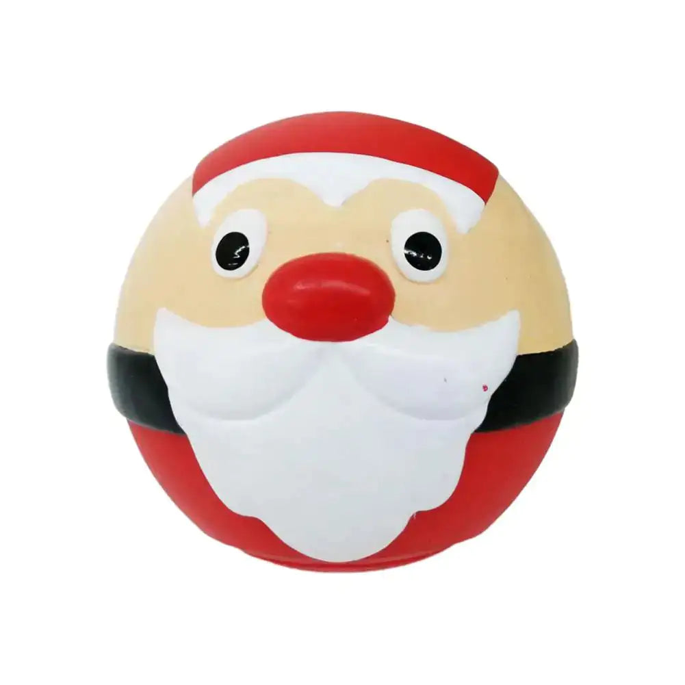 Dog Chew Food Leak Ball Toy Santa / Snow Man