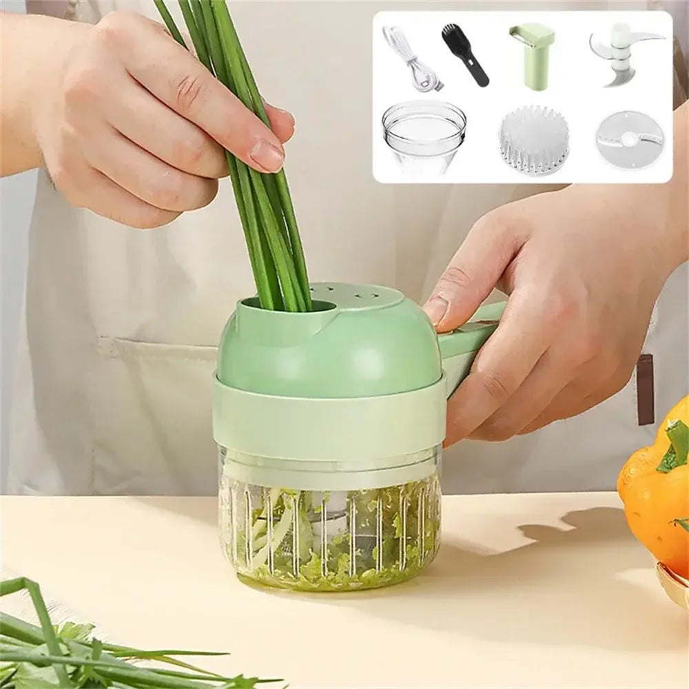 Electric 4-in-1 Food Processor