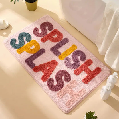 Bathroom Rugs Non-Slip Bath Mat Luxury Soft Absorbent Plush Microfiber Bath mats for Bathroom Carpet for Tub Shower