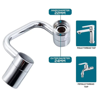 Enhance Bathroom Functionality With Versatile Faucet