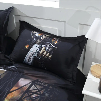 Skull Face Bedding Set